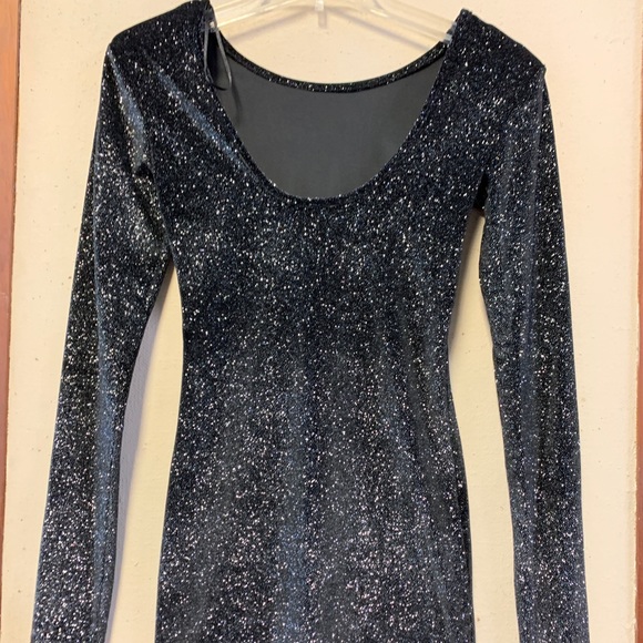 Top shop sparkle stretch mini dress - Picture 2 of 5